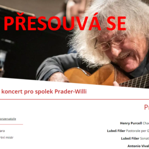 Benefiční koncert ve prospěch spolku Prader-Willi